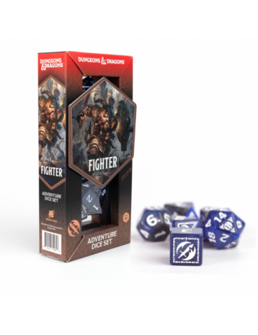 D&D Adventure Dice Fighter Blue (17)