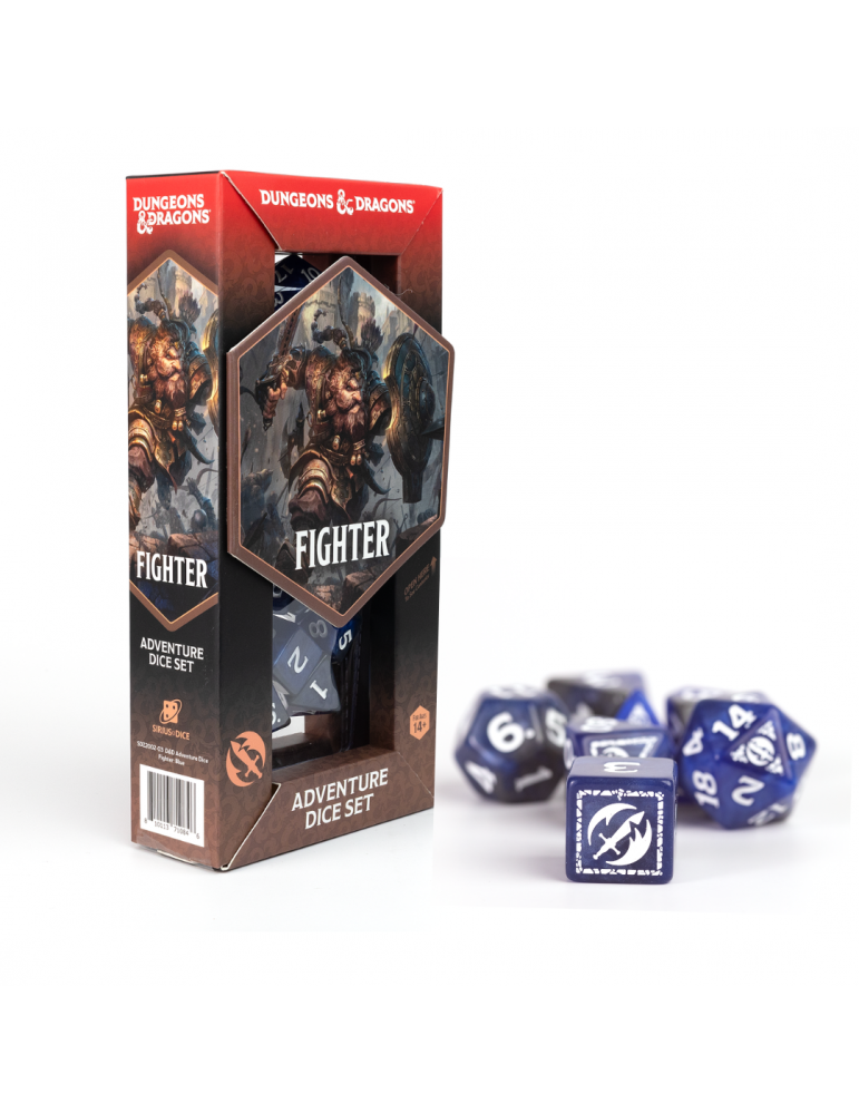 D&D Adventure Dice Fighter Blue (17)