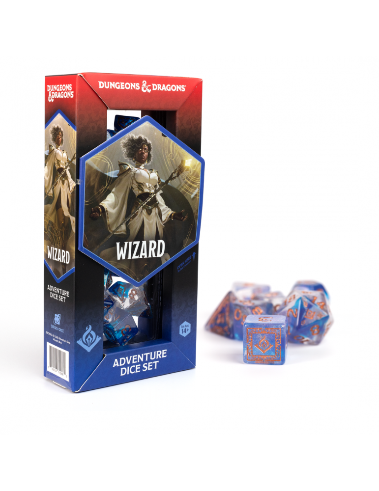 D&D Adventure Dice Wizard Blue (17)