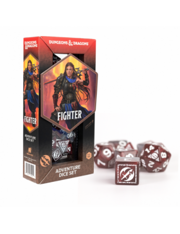 D&D Adventure Dice Fighter Red (17)