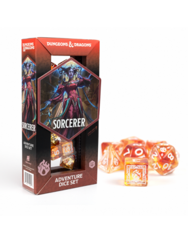 D&D Adventure Dice Sorcerer Orange (16)