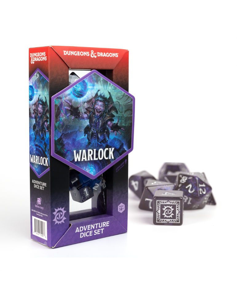 D&D Adventure Dice Warlock Purple (16)