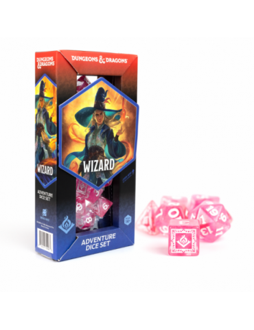 D&D Adventure Dice Wizard Fuchsia (16)