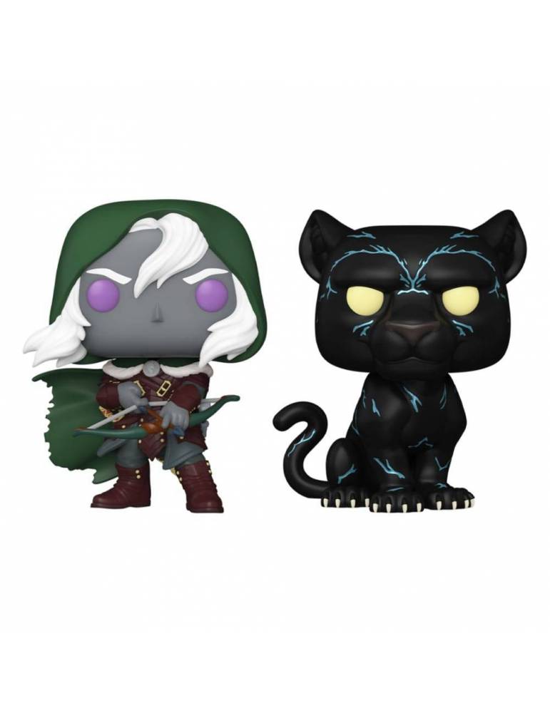 Figura POP! Dungeons & Dragons Pack de 2 Movies Vinyl Drizzt & Guenhwyvar 9 cm