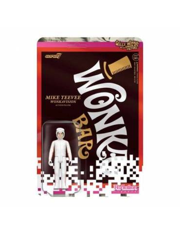 Figura Charlie y la fabrica de chocolate (1971) ReAction Wave 03 Mike Teevee (White Suit) 10 cm