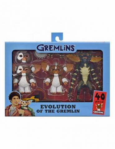 Figuras Gremlins Evolution of a Gremlin 40th Anniversary Box Set 18 cm