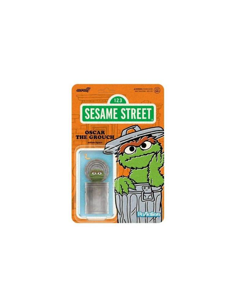 Figura Sesame Street ReAction Wave 02 Oscar the Grouch 10 cm