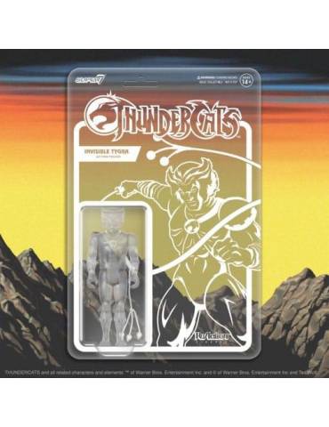 Figura Thundercats ReAction Tygra (Clear) 10 cm