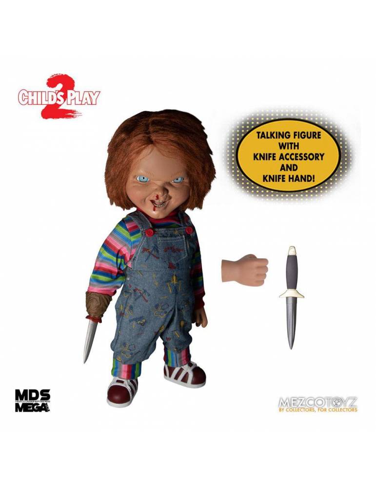 Muñeco Chucky el diabólico 2 Muñeca Parlante Designer Series Menacing Chucky 38 cm