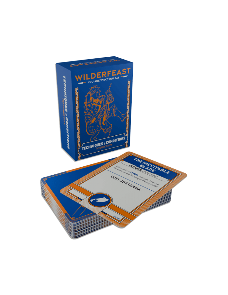 Wilderfeast RPG: Techniques and Conditions Reference Deck