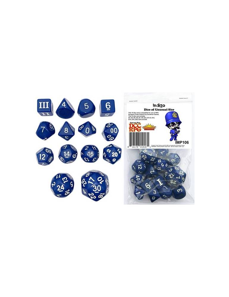 DCC Dice of Unusual Size Indigo (14)