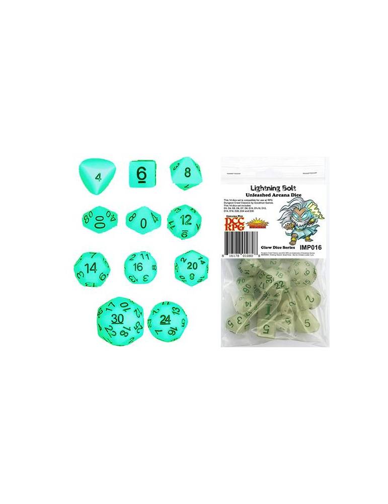 DCC Lightning Bolt Dice Set (14)