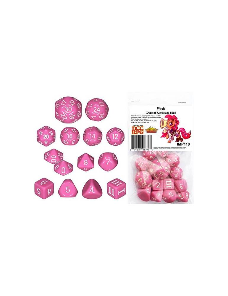 DCC Dice of Unusual Size Pink (14)