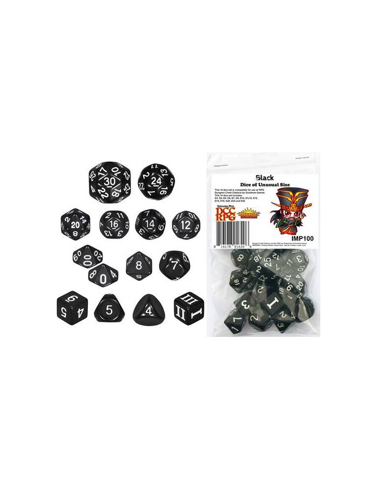 DCC Dice of Unusual Size Black (14)