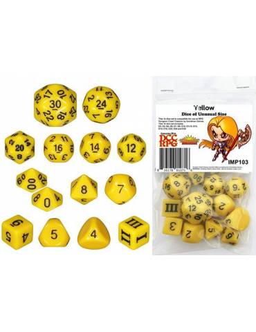 DCC Dice of Unusual Size Yellow (14)