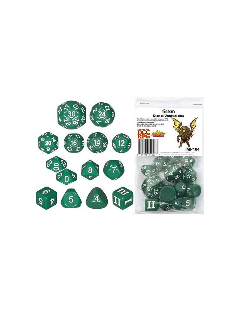 DCC Dice of Unusual Size Green (14)