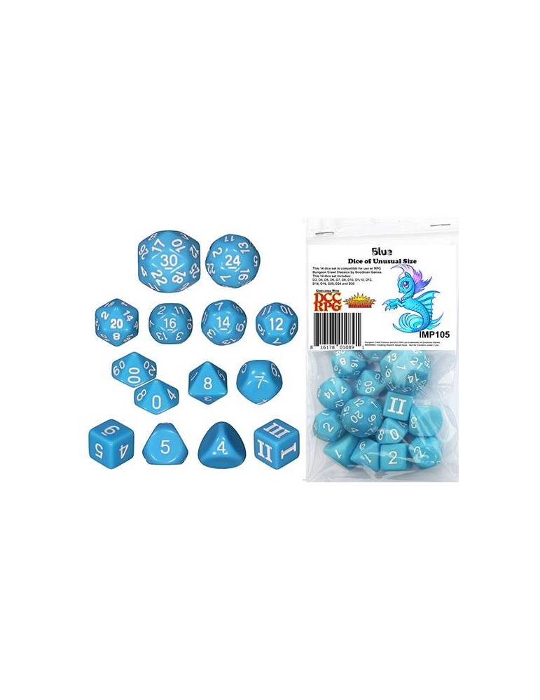 DCC Dice of Unusual Size Blue (14)