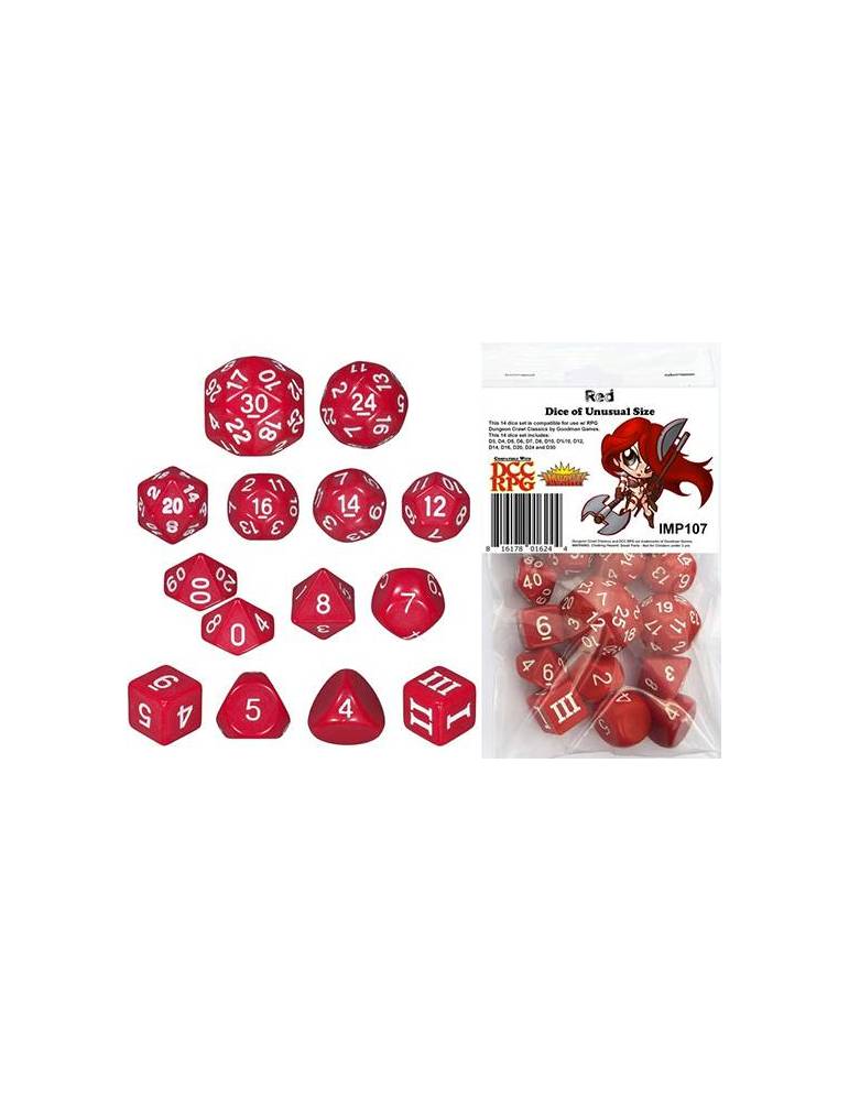 DCC Dice of Unusual Size Red (14)