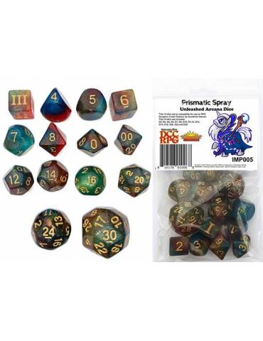 DCC Prismatic Spray Dice Set (14)