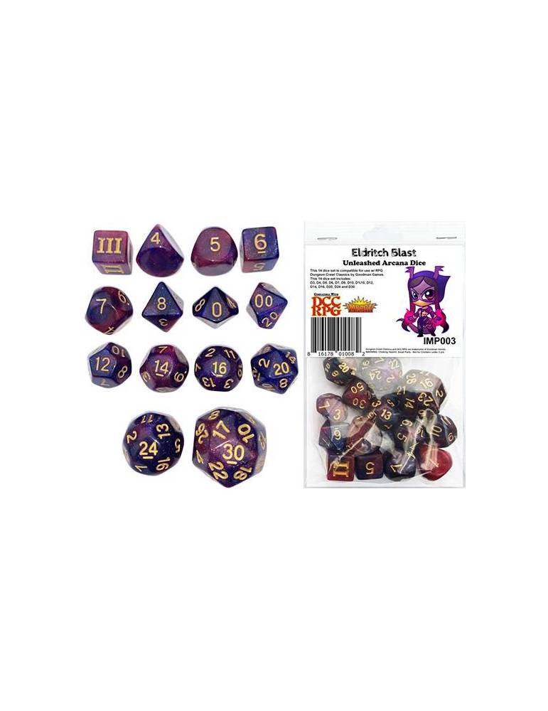 DCC Eldritch Blast Dice Set (14)