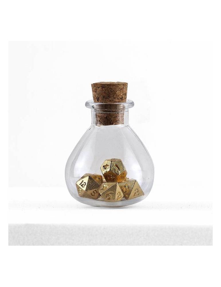 Set de dados in Unseeli Tiny Potion Bottle: Gold