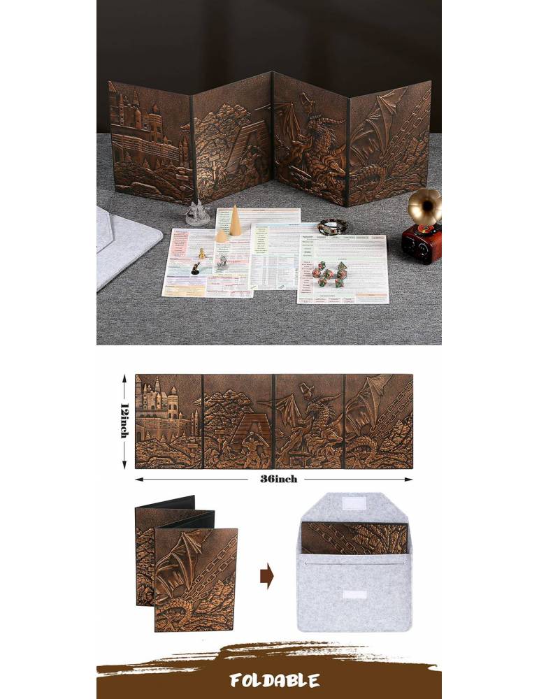 Dungeon Master's Screen Copper