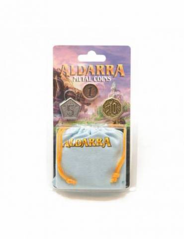 Aldarra Metal Coins & Blue Bag