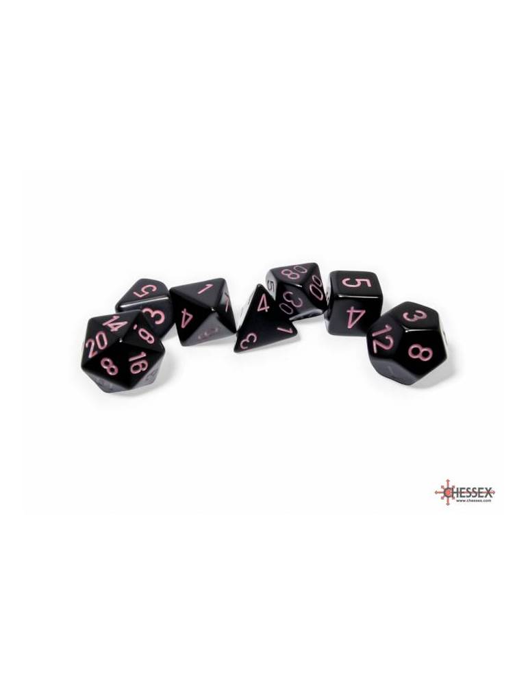 Opaque Polyhedral Black/pink (7)