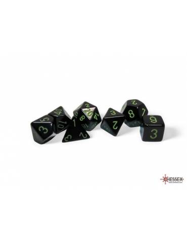 Opaque Polyhedral Black/green (7)