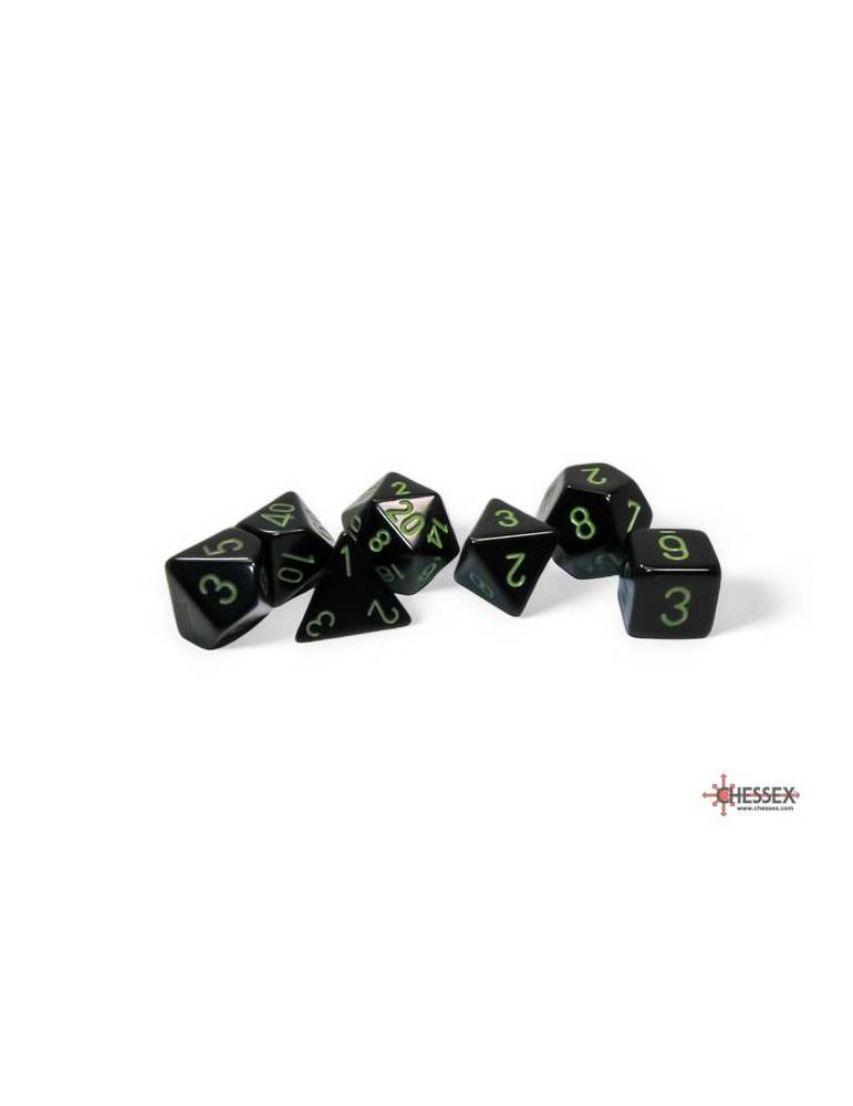 Opaque Polyhedral Black/green (7)