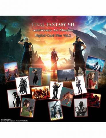 Final Fantasy TCG: Final Fantasy VII Anniversary Art Museum Digital Card Plus Vol. 2 (Caja de 20 sobres) (Inglés)