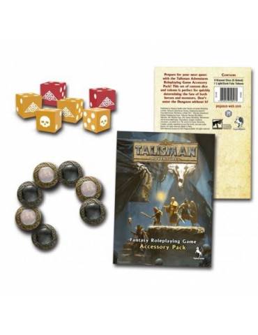 Talisman Adventures: Dice and Tokens - Accessory Pack (Inglés)