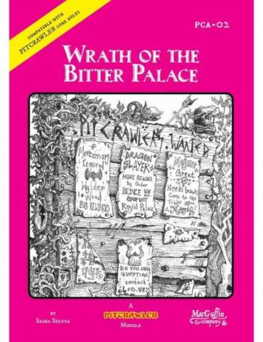 Pitcrawler RPG Wrath of the Bitter Palace