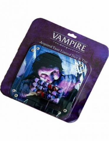 Vampire the Masquerade 5th Acquired Taste Limited Dice & Tray CE certified