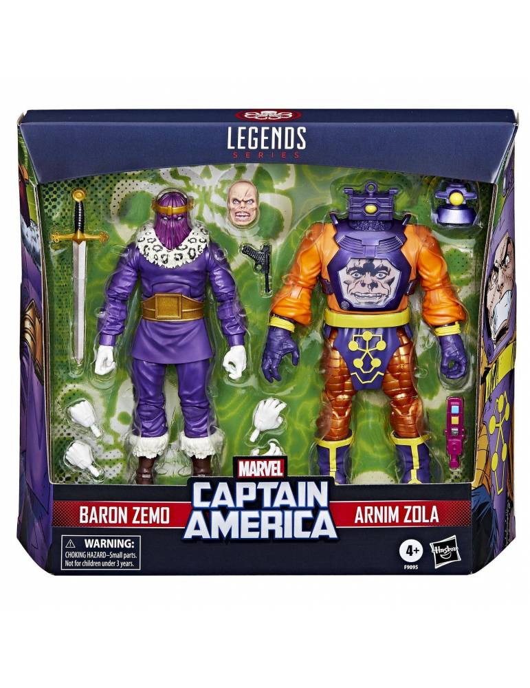 Baron Zemo & Arnim Zola Set 2 Fig. 15 Cm Captain America Marvel Legends Series