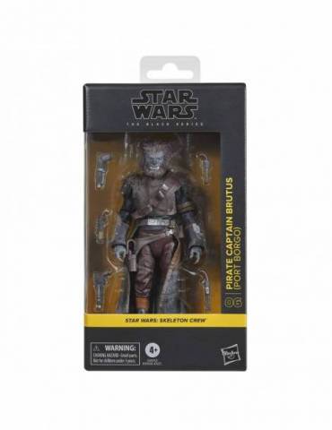 Figura Star Wars: Skeleton Crew The Black Series Pirate Captain Brutus (port Borgo) 15 cm