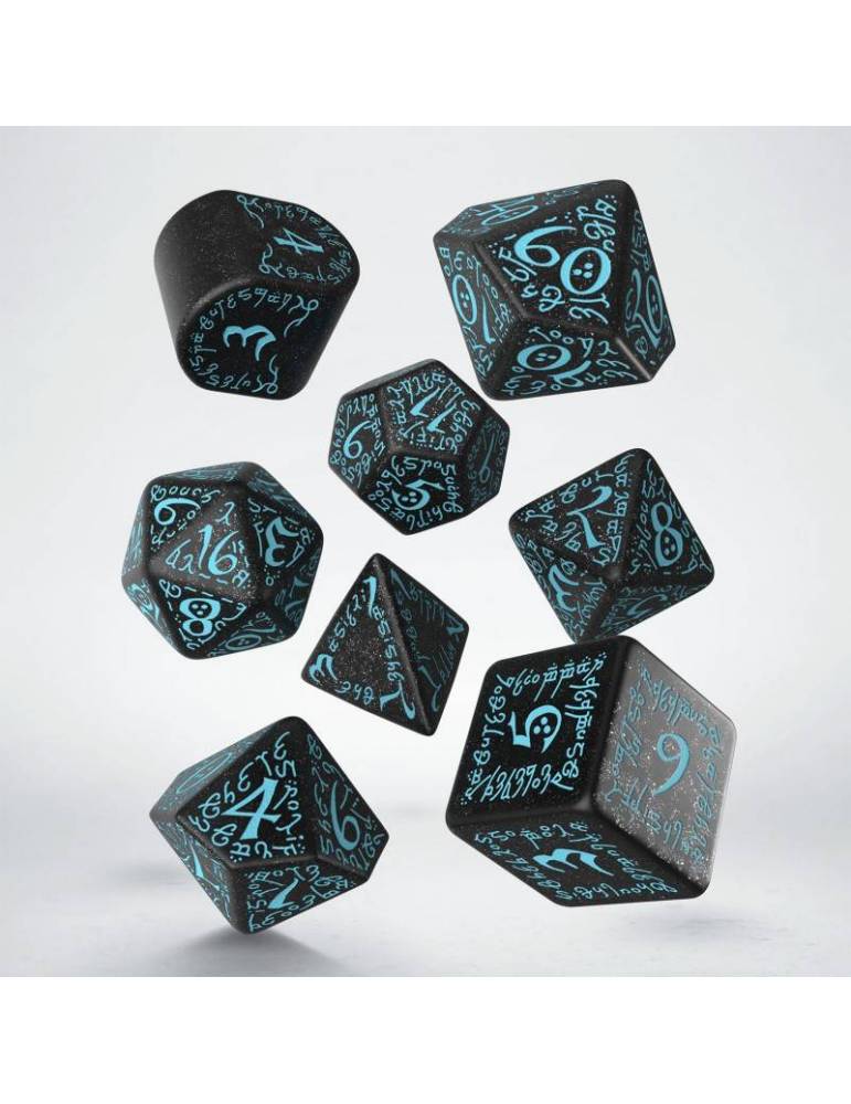 Set de dados Q-Workshop: 20 Years Elvish Dice Set