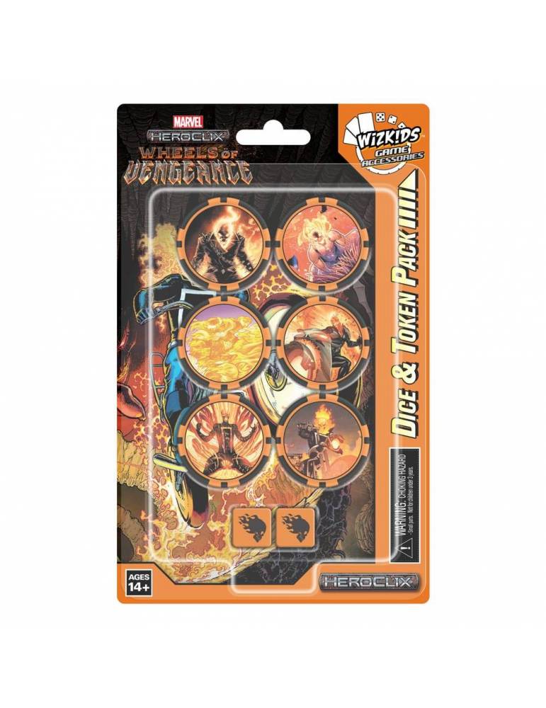 Marvel HeroClix Wheels of Vengeance Dice & Token Pack CE certified – DANGER! Not for children under 3 years