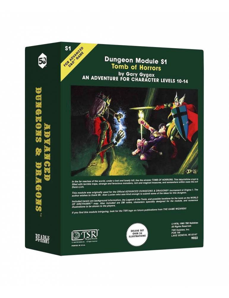 D&D Classic Module Dice Set Tomb of Horrors