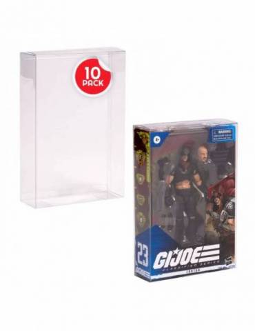 10 X Protector Pet 0.40 Mm Figuras En Caja Hasbro G.i. Joe Classified Series