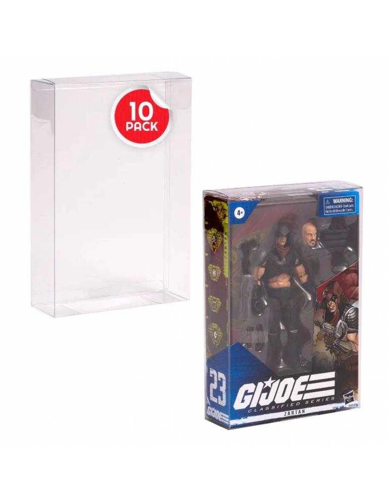 10 X Protector Pet 0.40 Mm Figuras En Caja Hasbro G.i. Joe Classified Series