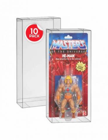 10 X Protector Pet 0.40 Mm Figuras En Blister Mattel Motu Origins