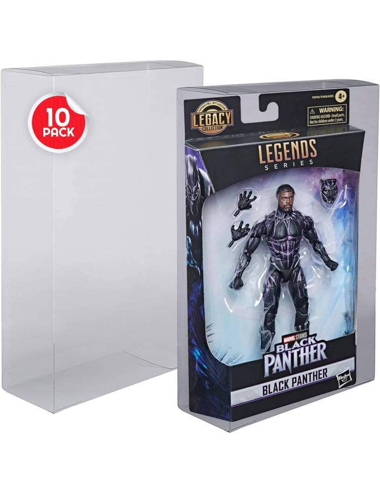 10 X Protector Pet 0.35 Mm Figuras En Caja Hasbro Marvel Legends