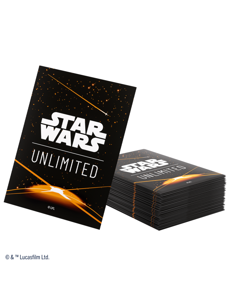 SW: Unlimited Art Sleeves Card Back Orange