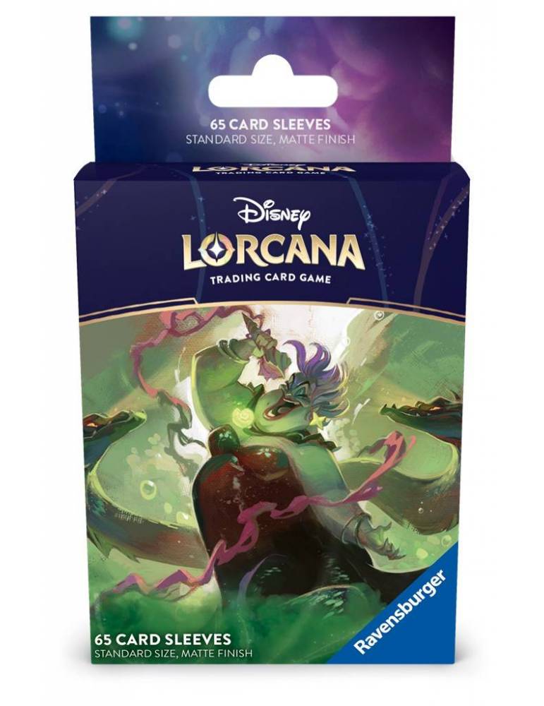 Fundas Standard Ursula - Deceiver of All Ench. (65 unidades) Archazia’s Island  - Disney Lorcana TCG