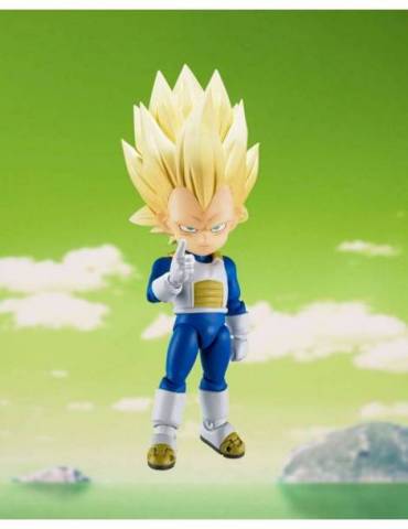 Figura Dragon Ball S.H.Figuarts Super Saiyan Level 3 Vegeta (mini) Daima 8 cm