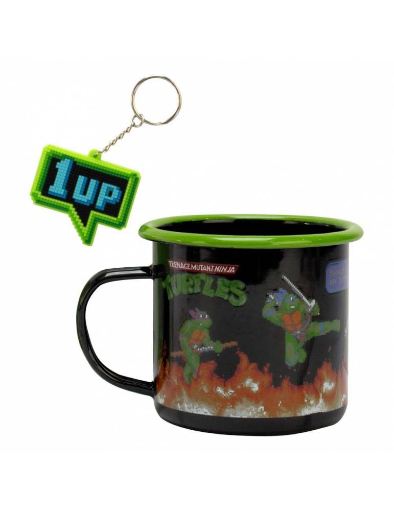 Llavero Tortugas Ninja Enamel taza y