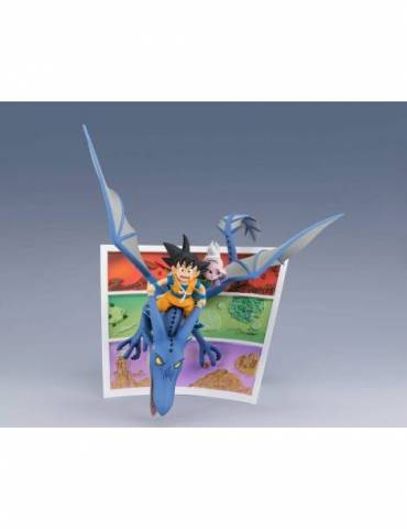 Estatua Dragon Ball uarts ZERO PVC Son Goku (mini) & Supreme Kai (mini) Welcome to the great Adventure! 23 cm