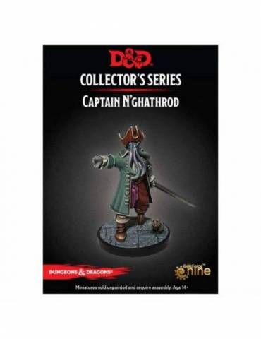 Dungeons & Dragons: Collectors Series Miniatures - Miniatura sin pintar Captain N'ghathrod