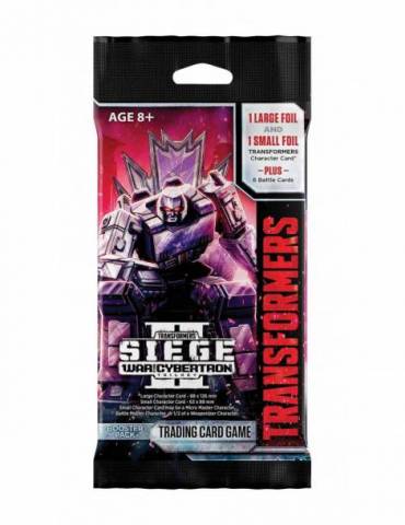 Transformers TCG War for Cybertron Siege II Sobre de 8 cartas